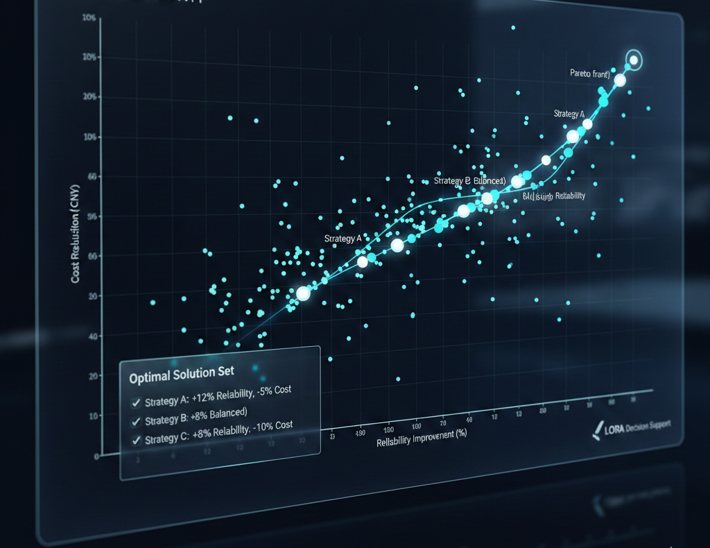 Optimization decision dashboard